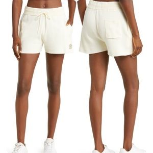 Honor the Gift Cotton Jacquard Drawstring Cream Shorts Size S NWT